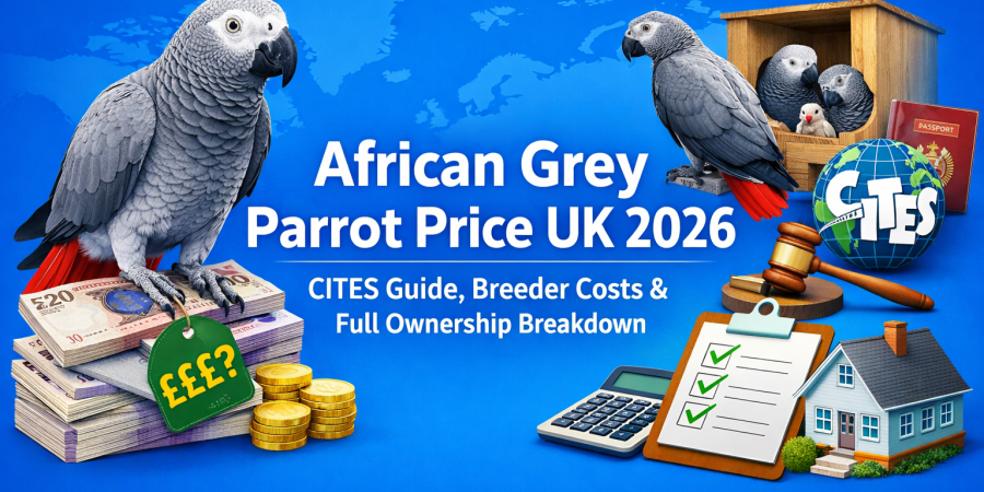 African Grey Parrot Price UK 2026 CITES Guide, Breeder Costs